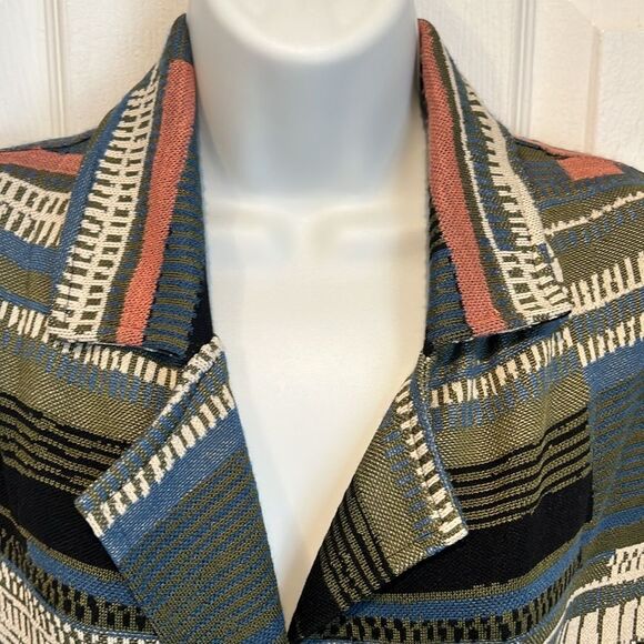 Aldo Martins Gap Printed Double Breasted Vest Size M - Picture 3 of 13